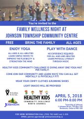 Family Fitness Night Johnson Township Community Centre (4) (1)
